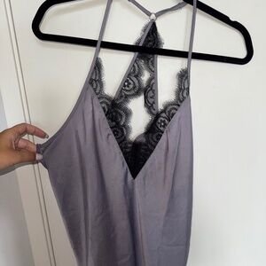 Free People tank top with lace detail